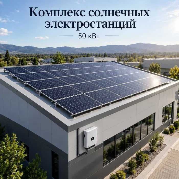 Солнечная электростанция 50 кВт под ключь