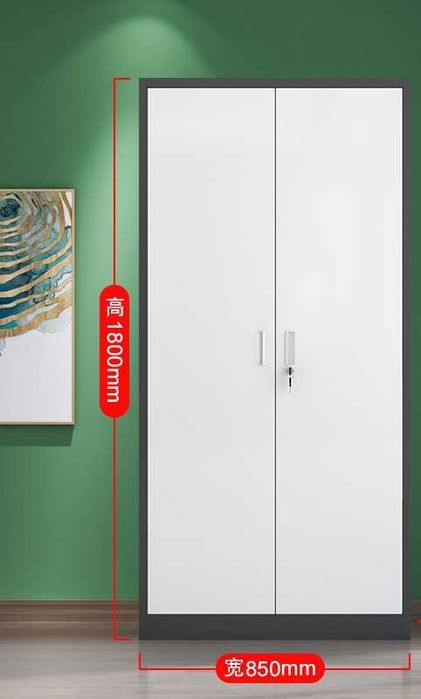 Zanglamaydigan po‘latdan kitob javoni — kuchli metall tokchalar bilan