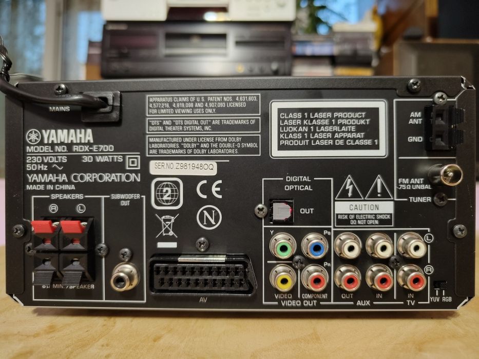 Receiver, amplificator, DVD Yamaha Pianocraft Rdx E 700