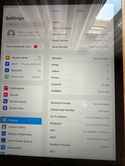 IPad 6th generation