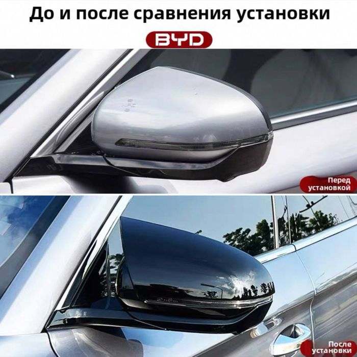Спортивные накладки на боковые зеркала для BYD Song Plus, Champion,Pro