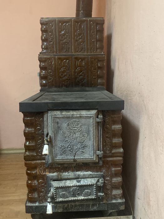 Sobă cu plită un mic defect