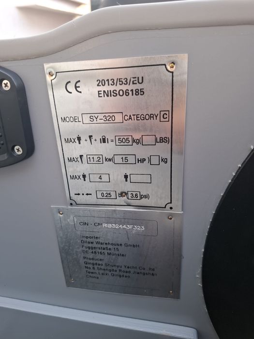 Barca gonflabila termosudata 3.20