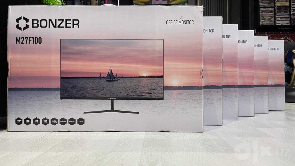 Monitor BONZER 27 "iPS" 100hz /Arzon manitor la bor yana profilda