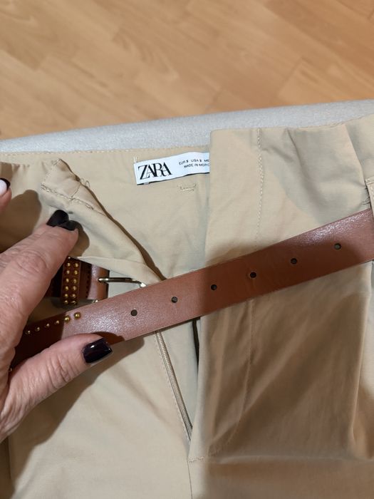 Pantaloni Zara moderni cu buzunare laterale