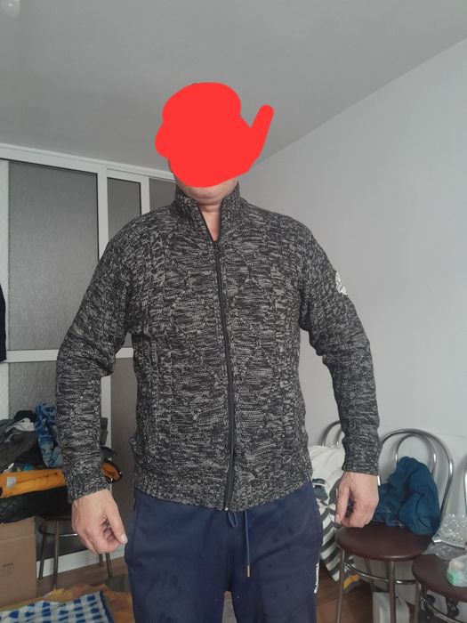 Pulovăr cardigan bărbați nou xl