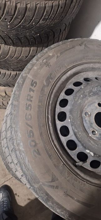 Шина с диской б/у