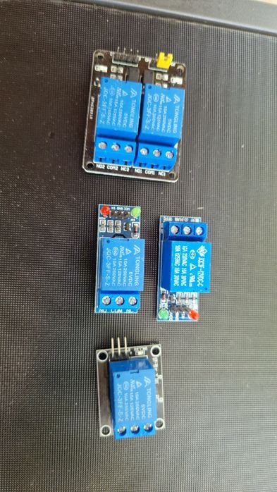 ESP32 / Arduino компоненти – релета, дисплеи, сензори, захранвания и модули