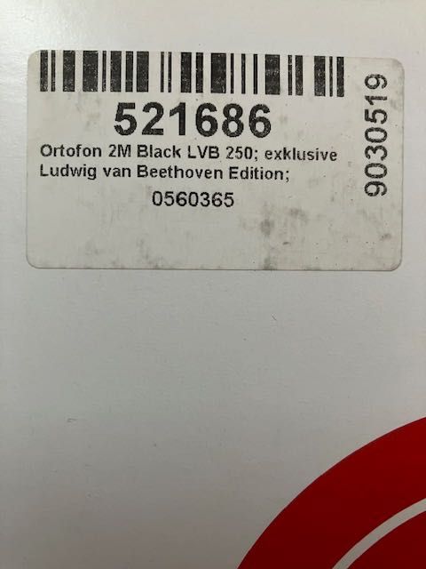 Cartus Ortofon 2M Black 250 LVB in stare excelenta, ca nou.