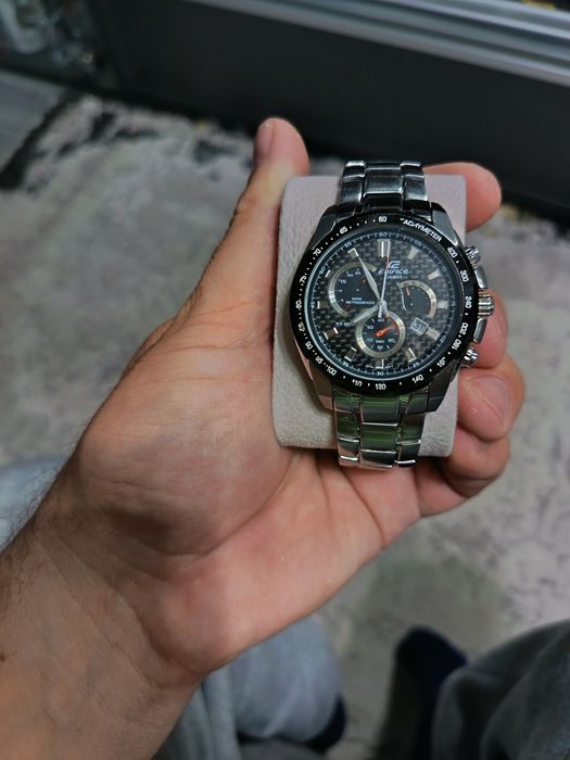 Casio edifice inox carbon