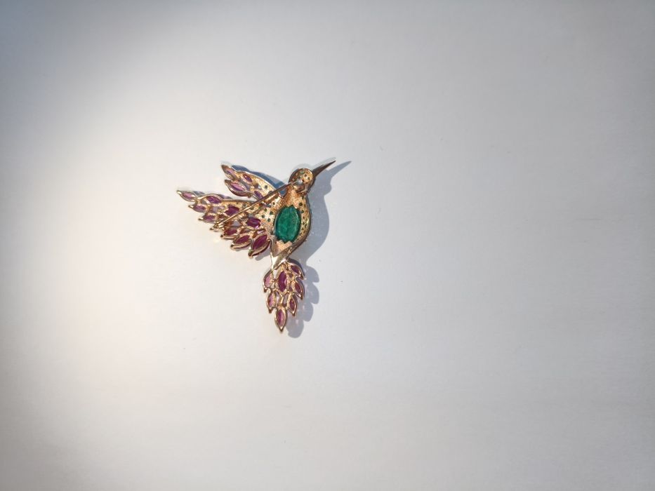 Брошь Колибри Sokolov