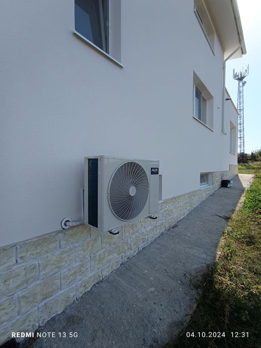 Термопомпа въздух-вода от климатик с монтаж