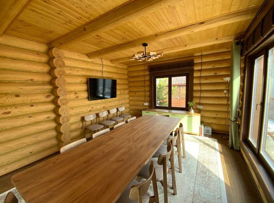 Строительство современной бани из бревна