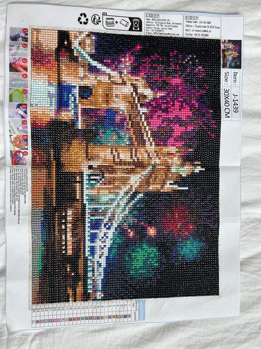 Диамантен гоблен “Лондон Бридж”размер 30/40