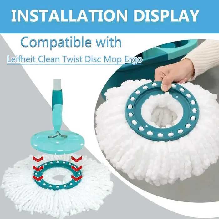 6 rezerve mop rotativ Leifheit