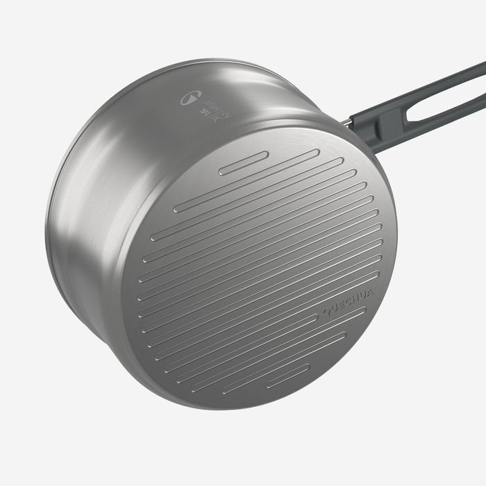 Set de gătit 500 camping din inox + - produs resigilat Decathlon