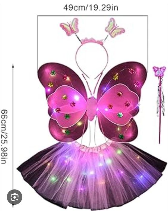 Детски костюм с ангелски крила