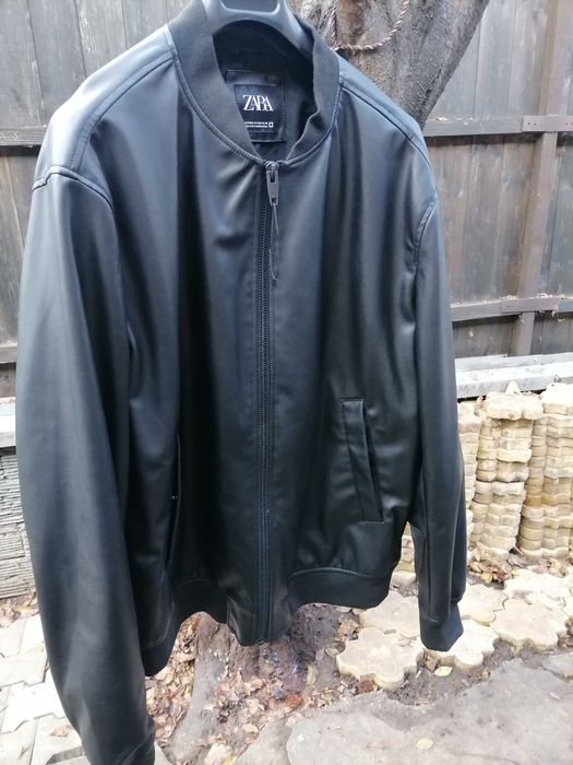Zara  geaca neagră barbati - Noua