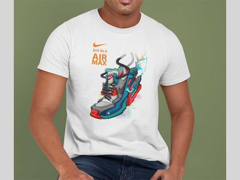 Мъжка тениска NIKE JUST DO IT принт Модели,цветове и размери