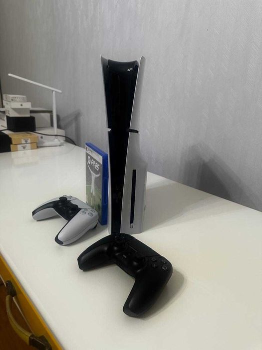 PS5 Slim С Дисководом, 2 Геймпадами, 1ТБ, Фифа 25