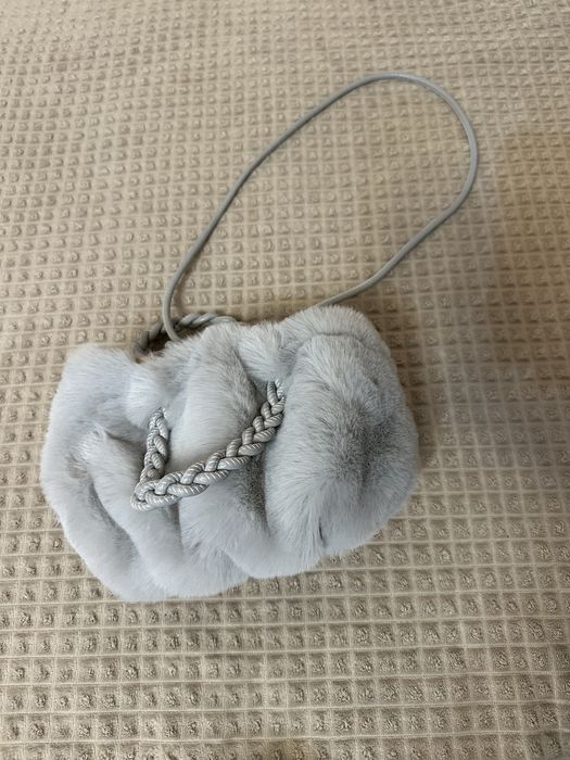 Сумка меховая, через плечо