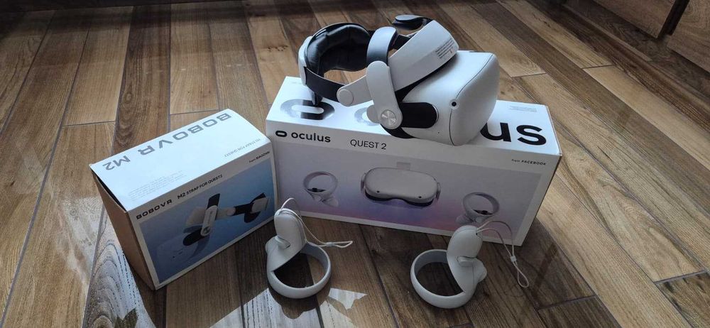 Consola VR Meta Oculus Quest 2 + strap BOBO VR