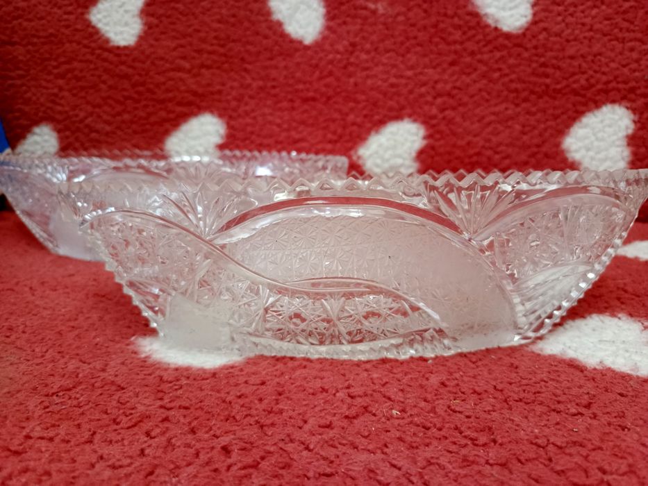 Фруктовница хрусталь