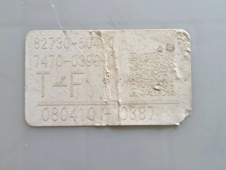 Panou Tablou Sigurante dreapta fata original Lexus LS460 LS600h