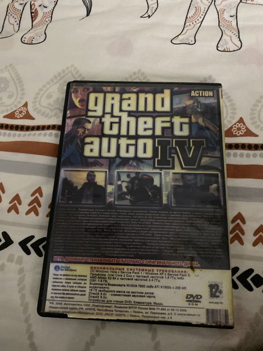 GTA 4 — оригинальное PC-издание на DVD