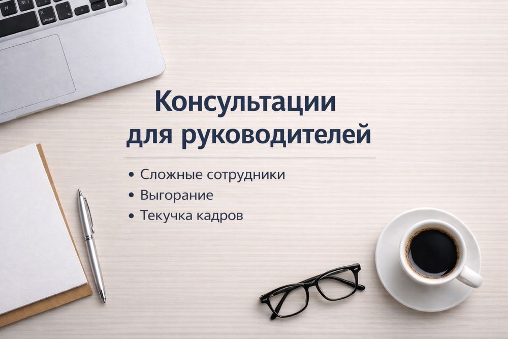 Консультации для руководителей. Конфликты, команда, сложные решения