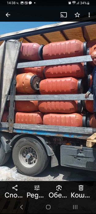 Бидонин 240 л дебелостенни от храни