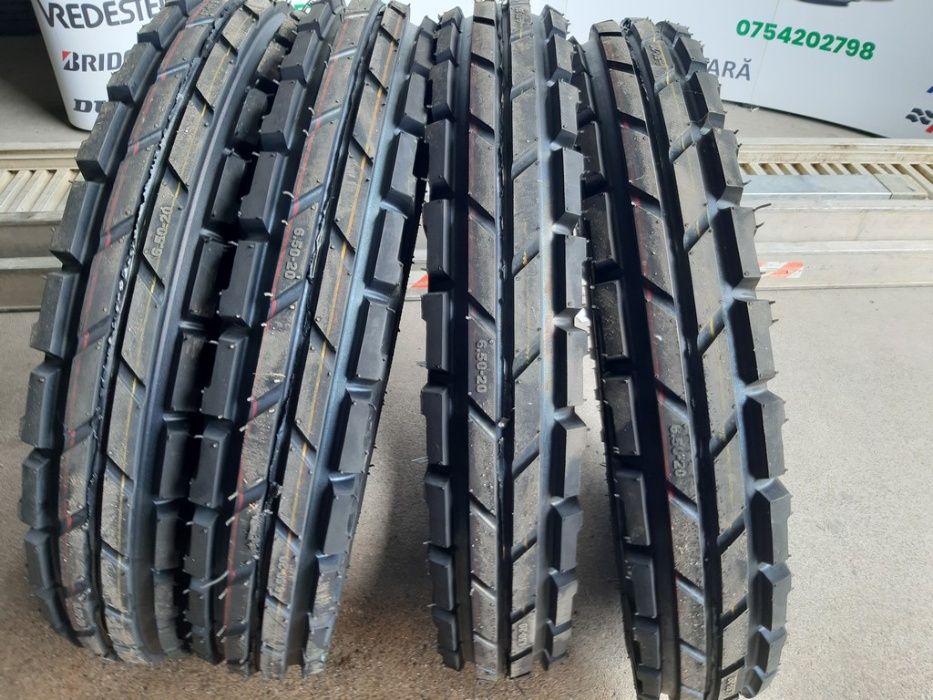 Cauciucuri noi 6.50-20 cu 10pr germane U650 Anvelope cu garantie