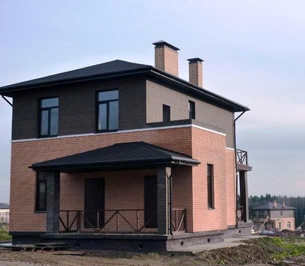 Облицовочный кирпич. Абрикос, половинка