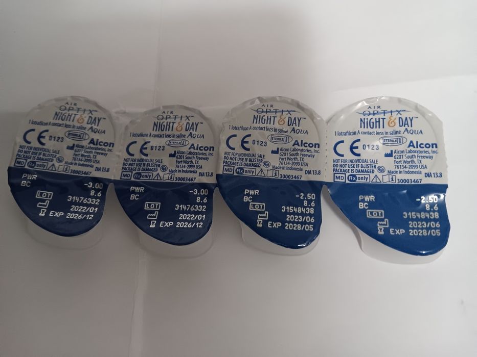 Едномесечни контактни лещи, Air Optix Night Day Aqua
