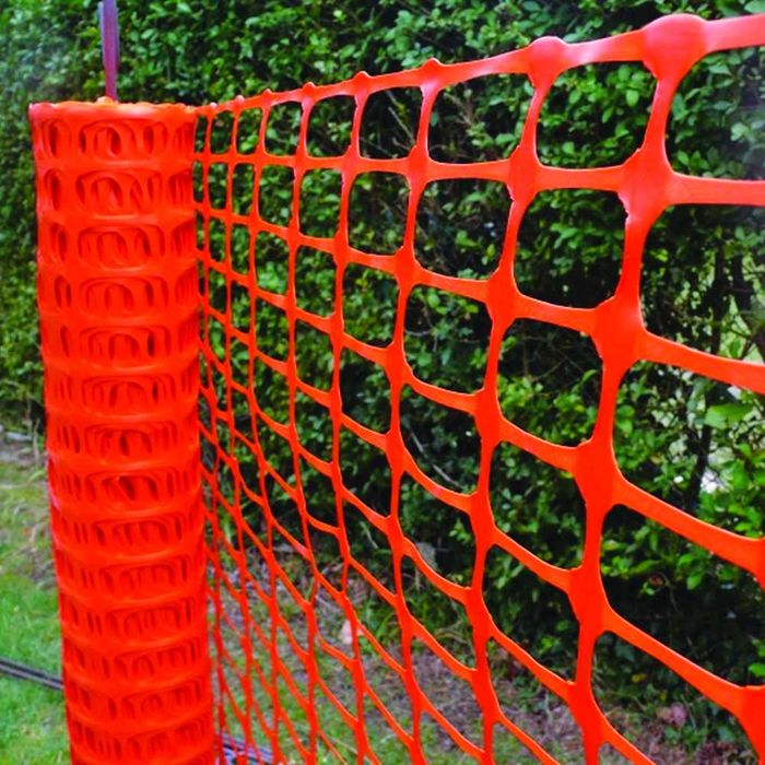 Сетка для ограждения, оранжевая  РУЛОН 1*50М от ПРОИЗВОДИТЕЛЯ