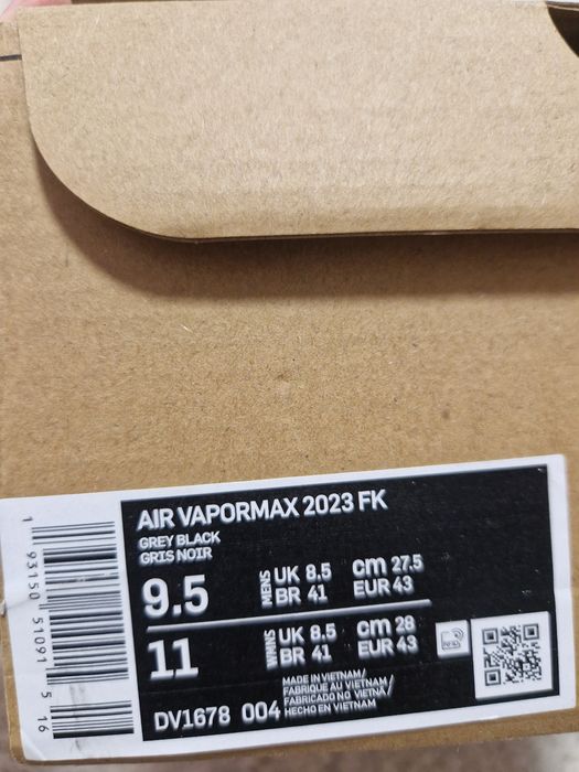 Nike Vapor Max - 43 номер