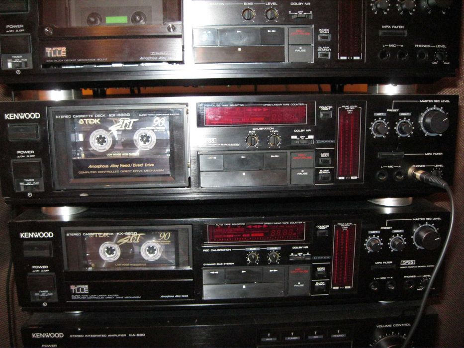 KENWOOD stereo cassette deck KX - 880 G