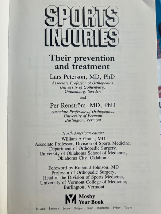 Sports injuries preventions and treatment