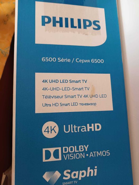 Philips Smart TV LED 4K UHD43" 43PUS6554/12