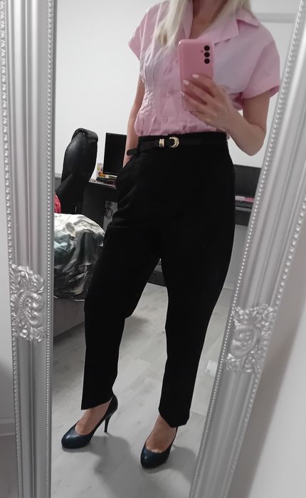 Зара Zara Черен официален панталон