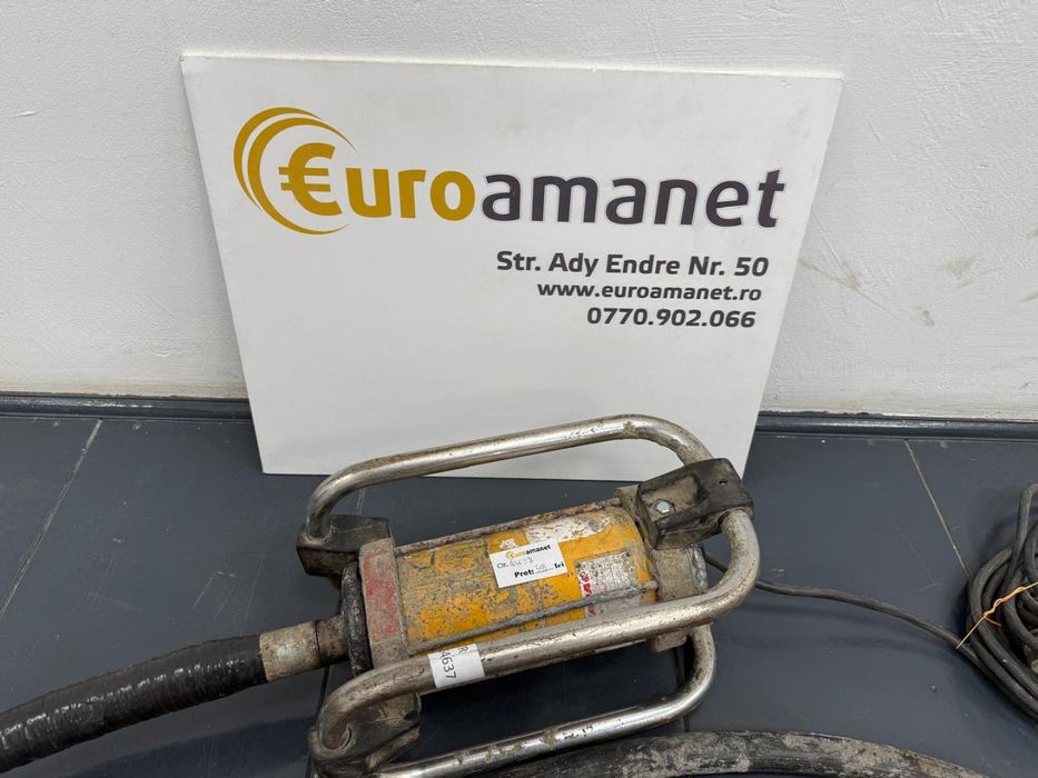 Vibrator de beton, 2000W, ax vibrator 4m, galben -A-