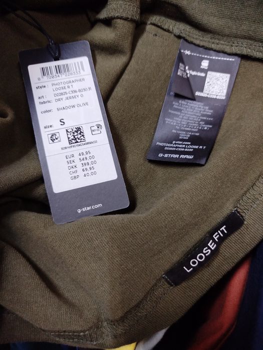 Оригинална НОВА тениска G-Star Raw Photographer Loose S , M L мъжка