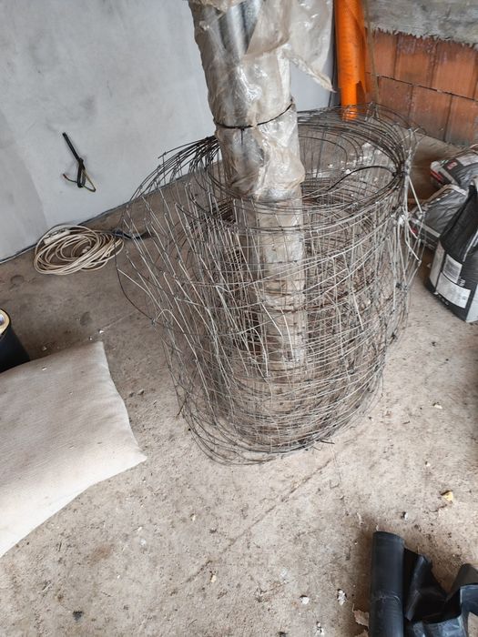 Vand gard cu stalpi de aluminiu