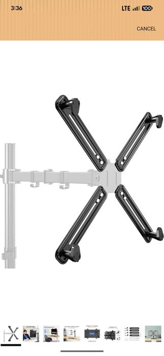 Adaptor montaj monitor VESA