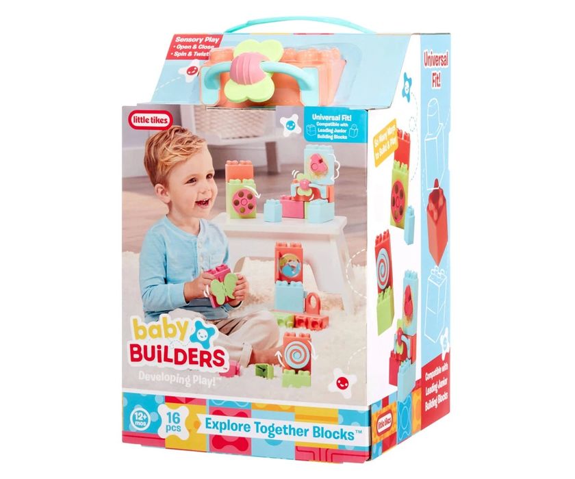 Бебешки конструктор Little Tikes, изследвайте заедно