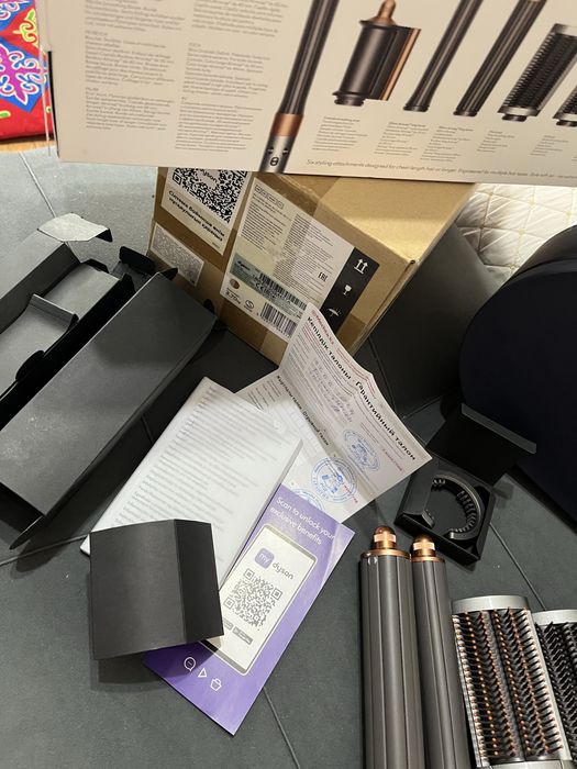 Dyson Airwrap Complete Long HS05 (Серебряный/Медный)