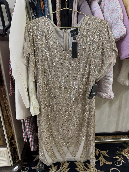 Платье со стразами