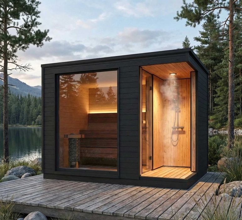 Sauna exterior premium Aspen