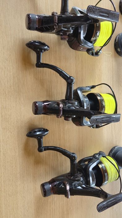 Set 3 Mulinete Aviator DP80FR + tamburi de rezerva