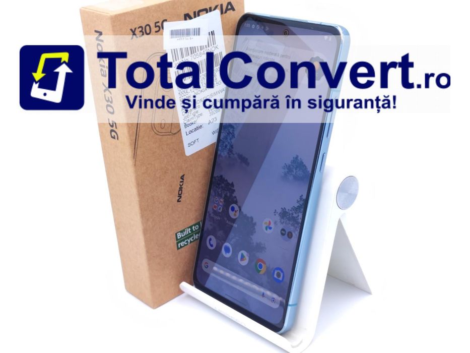 Nokia X30 5G 128GB Cloudy Blue 6GB Dual, Garantie 24 luni | #D95516